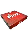 Produktbild: NoblesBox Pizza Box mit Deckel | Pizzakarton 24x24x4 cm | Stabile Pizzabox aus Karton | Pizza Kartons für Lieferservice & Pizzeria | Pizza Boxes in Rot | 100 Stück Großpackung