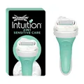 Produktbild: Wilkinson Sword - Intuition Sensitive Care Rasierer für Frauen, Rasiergriff + 1 Rasierklinge, Kein Rasiergel erforderlich