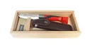 Produktbild: OPINEL Kindermesser Outdoor Junior mit Wunschgravur auf der Klinge (Rot, in Geschenkbox)
