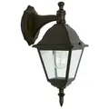 Produktbild: Brilliant Außenwandleuchte Newport Schwarz IP23 max. 60W E27 ohne Leuchtmittel - Schwarz/Transparent