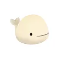 Produktbild: EGLO LED Nachtlicht Castellino, Akku Tischlampe Wal, Kinderzimmer Deko Mädchen Jungen, Silikon Nachttischlampe Kinder Baby Bett, Touch bedienbar, weiß, warmweiß, RGB