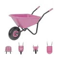 Produktbild: Kinderschubkarre Uni 40 kg Traglast 3,6 kg Stahl Kunststoff rosa Vollgummirad Schiebkarre Garten