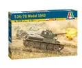 Produktbild: Italeri Panzer T34/76 Mod. 43 Model Kit Bausatz  1:72 - 510007078