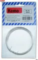 Produktbild: Kemo Modellbausatz Versilberter Kupferdraht 1,2mm/ 3m