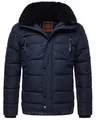 Produktbild: STONE HARBOUR Winterjacke warme Steppjacke mit abnehmbarer Kapuze Witaas Navy Gr. XXL