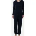 Produktbild: Ammann Pyjama Organic Cotton (Set, 2 tlg) Schlafanzug Langarm - Baumwolle blau 42