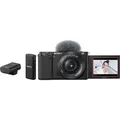 Produktbild: Sony Alpha ZV-E10 + 16-50mm + ECM-W2BT Mikrofon