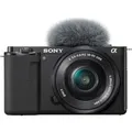 Produktbild: Sony vlog camera ZV-E10 + 16-50mm (ZVE10LBDI.EU) | ✔️ Temporär mit Kostenlose Geschenkbox i.W.v. 160 € | Premium-Servicepaket i.W.v. 119, | 5 Jahre kostenlose Garantie