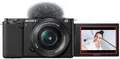 Produktbild: SONY Alpha ZV-E10 + 16-50mm Systemkamera MILC 24,2 MP 8x Zoom schwarz B-WARE
