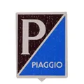 Produktbild: Emblem Piaggio alt für Vespa Sprint/VBA VBB etc. - Aluminium, selbstklebend 34x47 mm