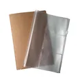 Produktbild: A5Reißverschlussetui Und KraftpapierKartenhüllenhalter – 21 x 13 cm – ReiseNo...