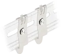 Produktbild: DELOCK 88142 - Patchpanel Halterung für Hutschiene, 2 Stück