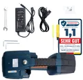 Produktbild: DeTec. Elektrowerkzeug-Set DT-UM19 Handumreifungsgerät mit Akku für Kunststoffbänder (PE und PP), Bandspanner, Handumreifer mit 1x 4,0 A/H Li-Ionen Akku