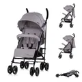 Produktbild: Chipolino Kinderwagen Milano Buggy bis 22 kg, Rückenlehne verstellbar, faltbar grau/schwarz