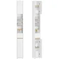 Produktbild: HOCHSCHRANK schmal Badschrank Weiß-Natur 20x20x180 cm