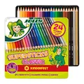 Produktbild: JOLLY Buntstifte Supersticks Kinderfest | Bruchfeste & ungiftige Farbstifte | Made in Austria | 24 Stifte