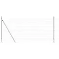 Produktbild: vidaXL Zaun mit Pfosten Silber 0,8 x 25 m Stahl 3351023