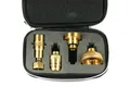 Produktbild: DREHMEISTER ETUI Set 4x Adapter ACME DISH EURONOZZLE BAJONETT Gasflasche W21.8L