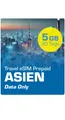 Produktbild: Simmetry Travel eSIM Asien 5GB
