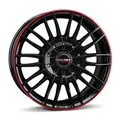 Produktbild: BORBET DESIGN CW3 black glossy red ring 7.5Jx18 6x139.7 ET50 R33680388