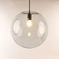 Produktbild: s.luce Pendelleuchte, Schwarz, Klar, Glas, Rund,Rund, 40x40x40 cm, Nur In Filialen Erhältlich