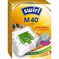Produktbild: Swirl M 40 EcoPor Anti-Geruch Staubsaugerbeutel 4 Staubbeutel + 1 Filter