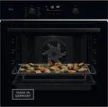 Produktbild: AEG TS6PB50WAB Serie 6000 SenseCook Einbaubackofen Pyrolyse AirFry 72 L Schwarz