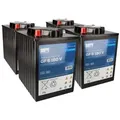 Produktbild: Ersatzakku Set 4x 6V (24V) 180Ah für Columbus Reinigungsmaschine AKS 70 BM 62 Gel Akku