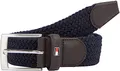 Produktbild: Tommy Hilfiger Herren Gürtel New Adan Belt 3,5 cm Stoffgürtel, Blau (Sky Captain), 85 cm
