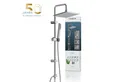 Produktbild: Schütte Brausegarnitur TOKYO, Höhe 99 cm, 2 Strahlart(en), Set, 10 tlg., inkl. Wasserspardichtung, Antikalk, höhenverstellb., Edelstahl-Stange