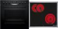 Produktbild: Bosch HND671LS62 (schwarz + edelstah) Herdset