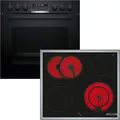 Produktbild: Bosch HND671LS62 - Einbauherd & Elektrokochfeld mit 5 Jahre Garantie, HEG578BB3 & NKN645GA2E, Mit Rahmen aufliegend, 60 cm