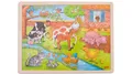 Produktbild: goki Einlegepuzzle, Ausführung: Leben auf dem Bauernhof