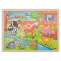 Produktbild: Goki Holzpuzzle auf der Farm, 48st.