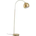 Produktbild: Lindby Bogenstehlampe Moisia, messingfarben, Metall, 148 cm - Gold