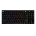 Produktbild: Logitech G PRO Gaming Keyboard Tastatur USB QWERTY US International Schwarz (920-009392)
