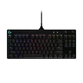 Produktbild: Logitech G PRO Mechanische Gaming-Tastatur, US QWERTY-Layout - Schwarz