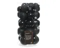 Produktbild: Christmas Decorations PERAGASHOP 30er Set Kunststoff - Weihnachtskugeln Mix Schwarz // 30 Stück Weihnachtsbaumkugeln schwarz Sortiert Weihnachtsbaum, Dekokugeln (schwarz)