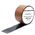 Produktbild: SILISTO Bitumenband Reparaturband 150 mm x 10 Meter, Farbe Kupfer - Klebeband für Risse & Fugen, Dichtungsband gegen Wasser und Feuchtigkeit, selbstklebend, Dach und Schornsteindichtung