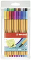 Produktbild: Stabilo point 88 8820 Fineliner Gelb, Orange, Rot, Dunkelrot, Pink, Violett, Lila, Blau, Hellblau, Mittelblau, Türkisblau, Grün