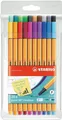 Produktbild: Fineliner - STABILO point 88 - 20er Pack - mit 20 verschiedenen Farben