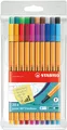 Produktbild: Fineliner - STABILO point 88 - 20er Pack - mit 20 verschiedenen Farben 20 versch