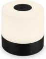 Produktbild: BRILONER SMAL LED Tischlampe kabellos, IP44 Spritzwasserschutz, Touchfunktion, in Stufen dimmbar, Warmweißes Licht, schwarz, 7 x 7 cm