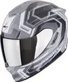 Produktbild: Scorpion EXO-1400 Evo II Air Linart Helm, grau/weiß, XL (61/62)