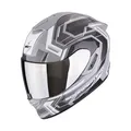 Produktbild: Scorpion EXO-1400 Evo II Air Linart Motorradhelm Gr. XL - Grau Weiß