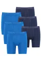 Produktbild: PUMA Lange Boxershorts Herren 6er Pack Sport Mikrofaser + elastisch/Funktionsunterhosen Männer (S - XL), Farbe:Blue Combo, Bekleidungsgröße:XL