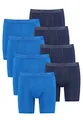 Produktbild: PUMA Lange Boxershorts Herren 8er Pack Sport Mikrofaser + elastisch/Funktionsunterhosen Männer (S - XL), Farbe:Blue Combo, Bekleidungsgröße:XL