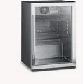 Produktbild: SEVERIN Flaschenkühlschrank FKS 8840 aus Glas, schwarzsilber Kühlschrank Flaschenkühlschrank Kühlschrank Klein Mini Kühlschrank Minibar