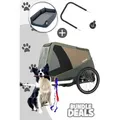 Produktbild: Croozer Dog Mikke Easy Start Bundle inkl. Mikke Hundebett und Buggy Set, Farbe: Moss Green