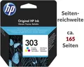 Produktbild: Original HP-303 HP 303XL Multipack Tinte Patronen Druckerpatrone Envy Inspire